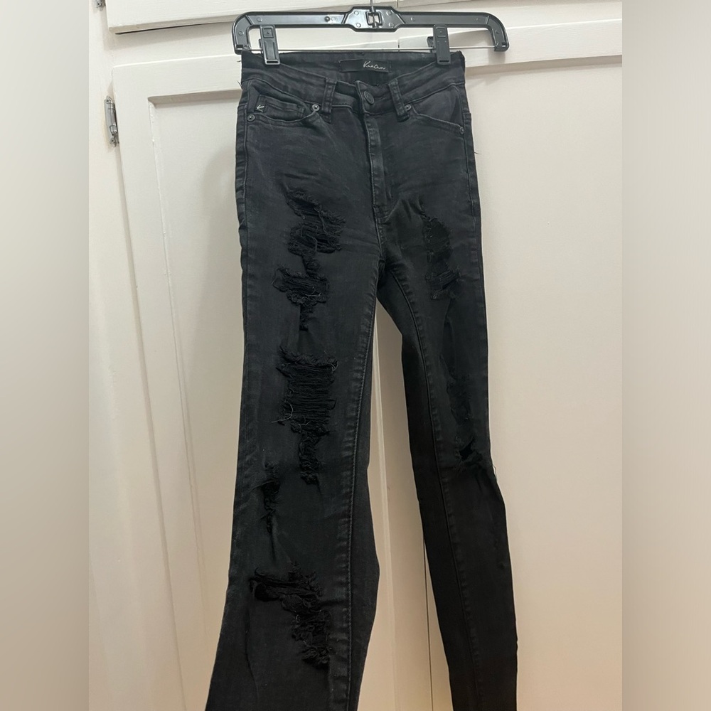 Black Ripped Skinny Jeans